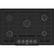 Front. Bosch - 800 Series 30" Built-In Gas Cooktop with 4 burners - Black.