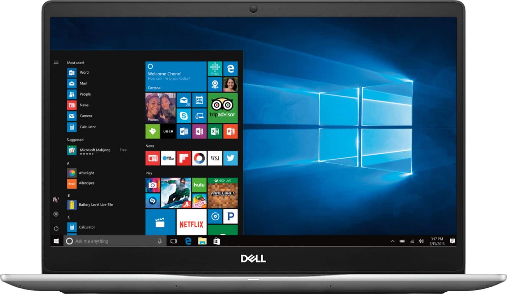 Alt View 11. Dell - Inspiron 2-in-1 15.6" Touch-Screen Laptop - Intel Core i5 - 8GB Memory - 256GB Solid State Drive.