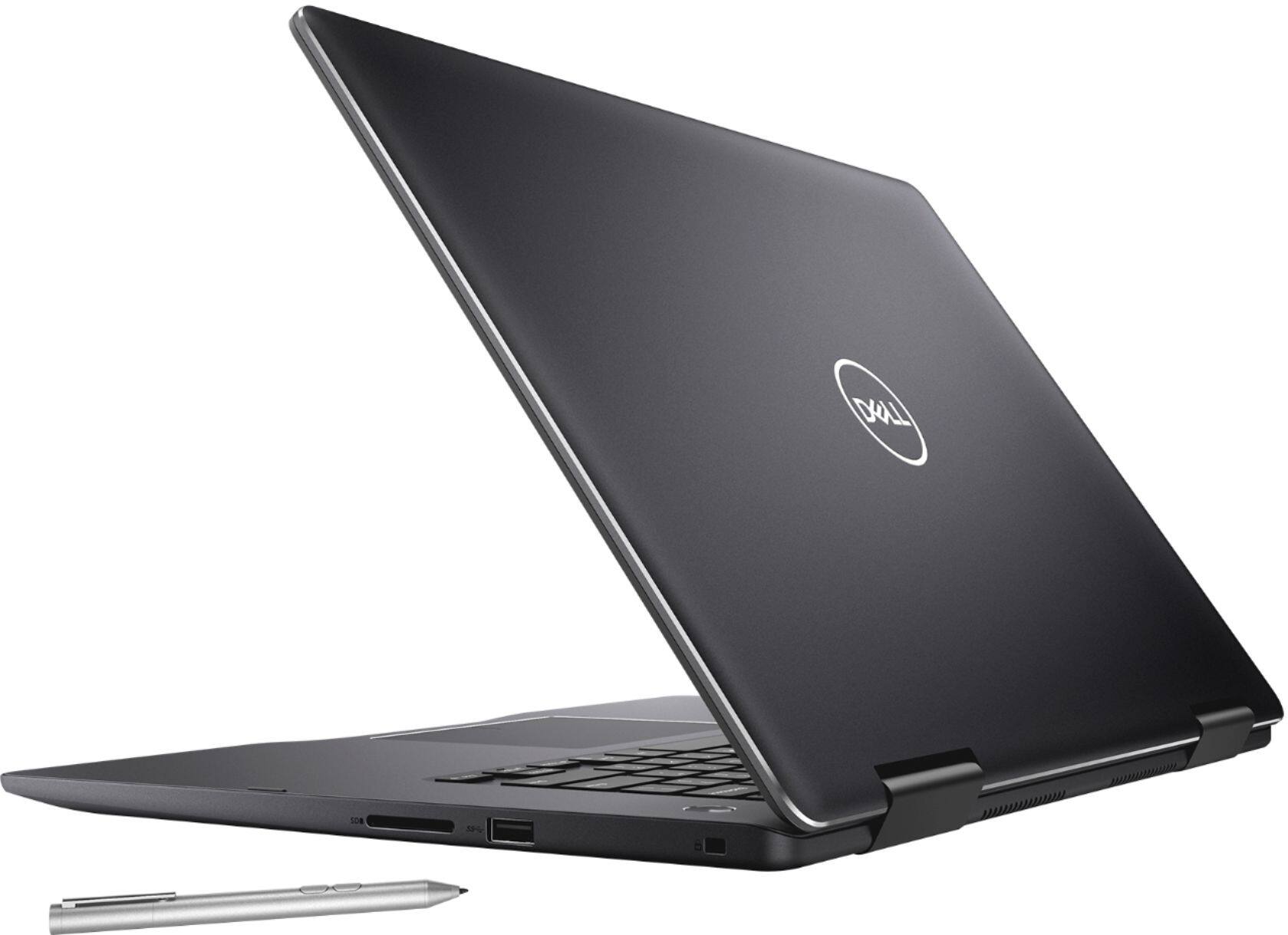 Alt View 1. Dell - 2-in-1 15.6" 4K Ultra HD Touch-Screen Laptop - Intel Core i7 - 16GB Memory - NVIDIA GeForce MX130 - 256GB SSD.