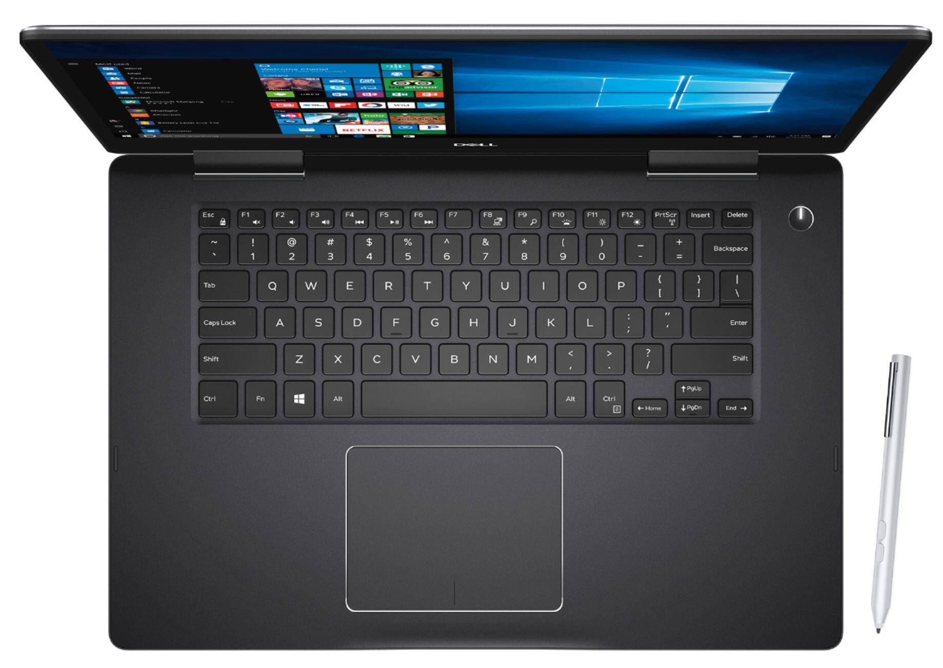 Alt View 7. Dell - 2-in-1 15.6" 4K Ultra HD Touch-Screen Laptop - Intel Core i7 - 16GB Memory - NVIDIA GeForce MX130 - 256GB SSD.