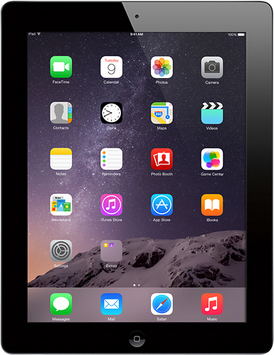 Best Buy: Apple iPad® with Retina display with Wi-Fi 16GB Black MD510LL/A