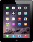 Front. Apple - iPad® with Retina display with Wi-Fi - 16GB - Black.