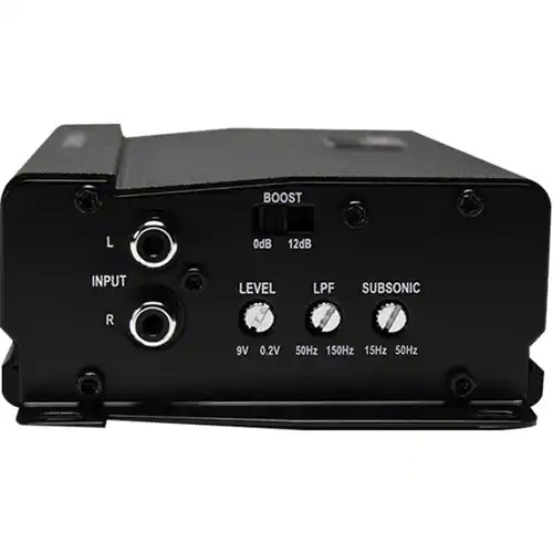 MB Quart - 400W Class D Digital Mono MOSFET Amplifier with Variable Low-Pass Crossover - Black