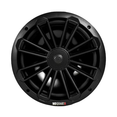 MB Quart - 8" 2-Way Marine Speaker with Composite Polypropylene Cones - Black