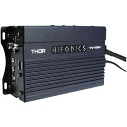 Hifonics - Thor 500W Class D Digital Mono Amplifier with Variable Low-Pass Crossover - Black - Front_Zoom
