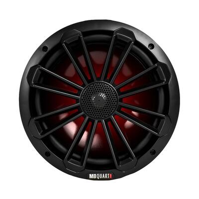 MB Quart - NAUTIC 8" 2-Way Marine Speakers with Polymer Composite Cones (Pair) - Black