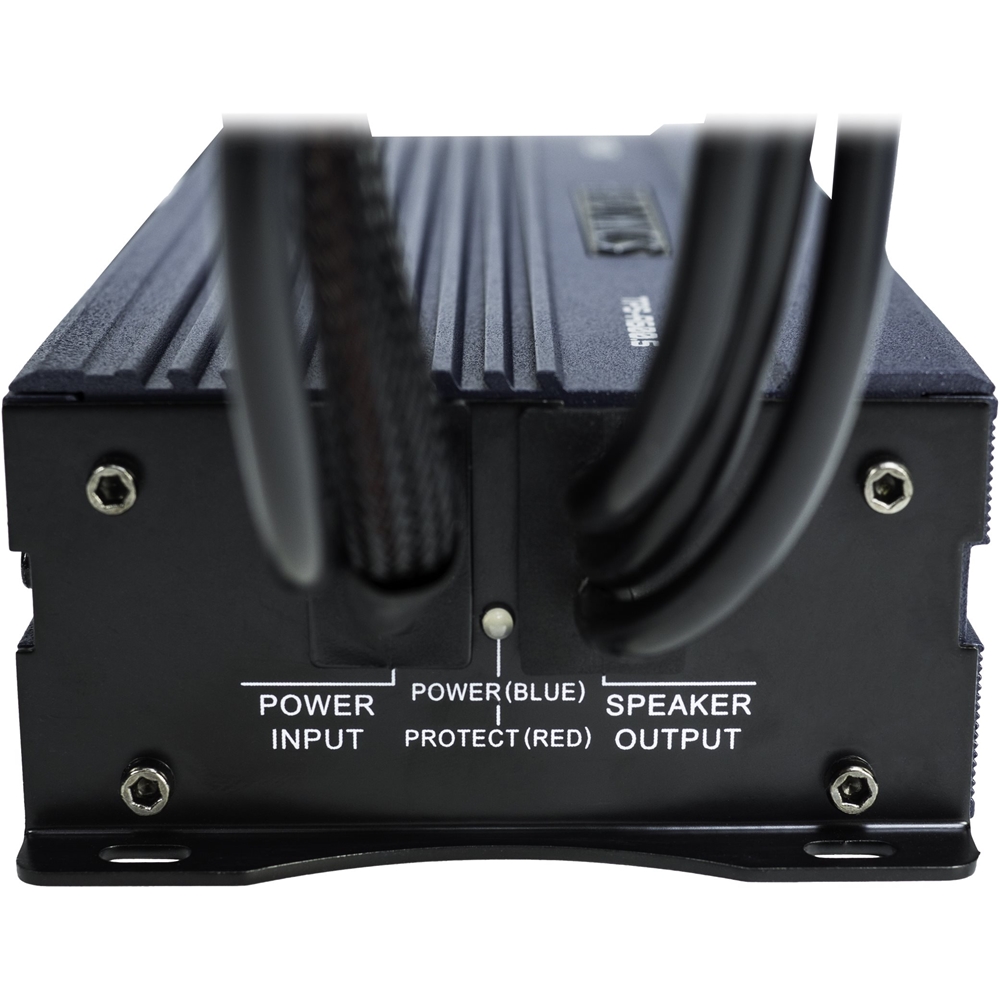 Angle View: Hifonics - Thor 600W Class D Digital Multichannel MOSFET Amplifier with Variable Low-Pass Crossover - Black