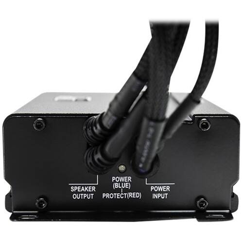 Left. MB Quart - 400W Class D Digital 2-Channel MOSFET Amplifier with Variable Crossovers - Black.