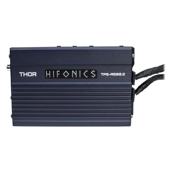 Front Zoom. Hifonics - Thor 500W Class D Digital 2-Channel MOSFET Amplifier with Variable Crossovers - Black.