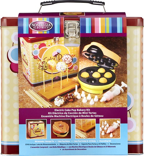 Best Buy: Nostalgia Electrics Cake Pop Party Kit Yellow/Orange JFD100KIT