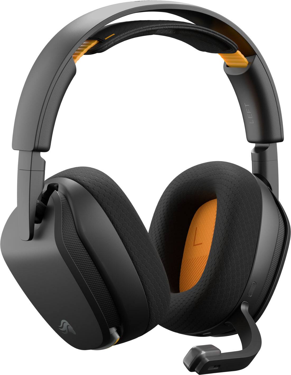 Alt View 12. Glorious - GHS Wireless InfinitePlay 2.4/Bluetooth Over-Ear Wireless Gaming Headset + Base Station for PC, PS5, PS4 and Switch - Black.