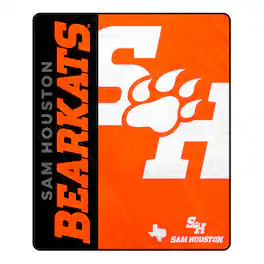 Pegasus - Sam Houston State Bearkats 50" x 60" Endzone Ultra Soft Throw Blanket - Multicolor