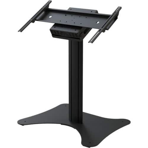 Front. Peerless-AV - Floor Stand for Most 32" - 65" Flat-Panel Displays - Black.