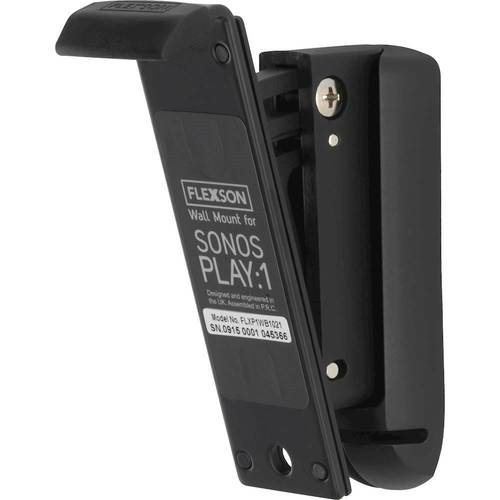 Flexson - Wall Mount for Sonos PLAY:1 Speakers - Black