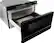 Alt View 11. Sharp - 24" 1.2 Cu. Ft. Built-In Microwave Drawer - Stainless Steel And Black Glass.