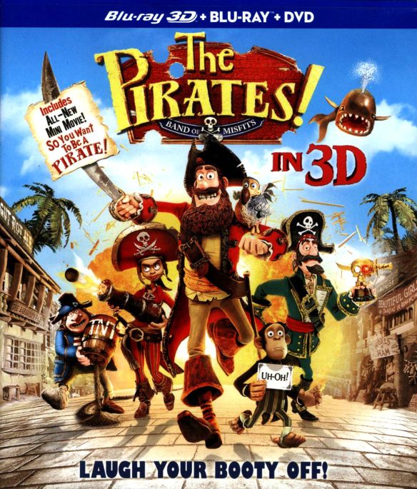  The Pirates! Band of Misfits [3 Discs] [Includes Digital Copy] [3D] [Blu-ray/DVD] [Blu-ray/Blu-ray 3D/DVD] [2012]