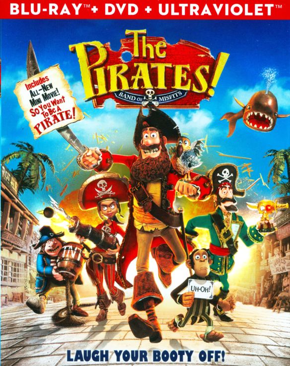  The Pirates! Band of Misfits [2 Discs] [Includes Digital Copy] [Blu-ray/DVD] [2012]