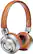 Angle. Master & Dynamic - MH30 On-Ear Headphones - Silver Metal/Brown Leather.