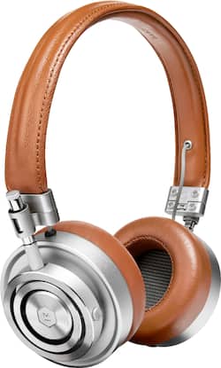 Master & Dynamic MH30 On Ear Headphones Silver Metal/Brown Leather Master & Dynamic MH30 On Ear Headphones Silver Metal/Brown Leather