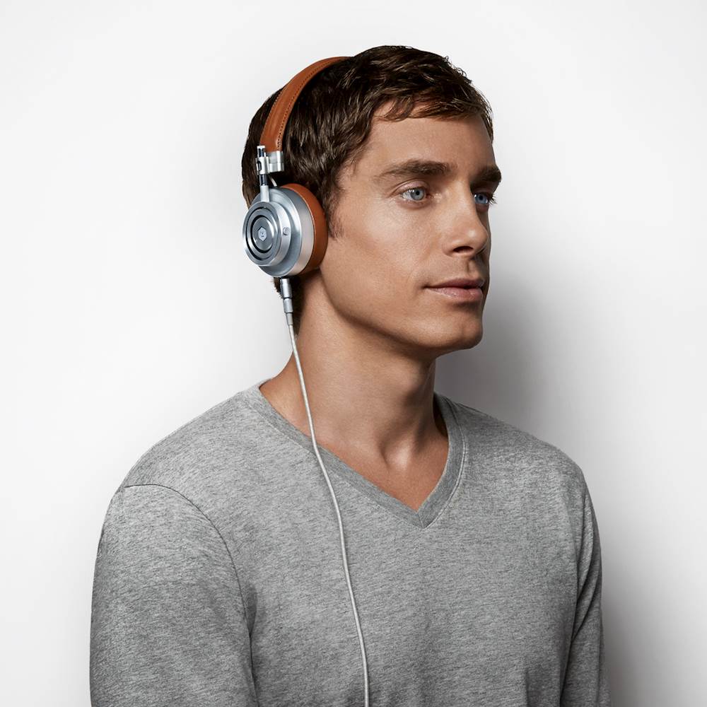Best Buy: Master & Dynamic MH30 On-Ear Headphones Silver Metal 