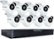 Front Zoom. Night Owl - Extreme HD 8-Channel, 8-Camera Wired 1TB DVR Surveillance System - Black/White.
