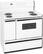 Angle Standard. Frigidaire - 40" Freestanding Electric Range - White with Black Accents.