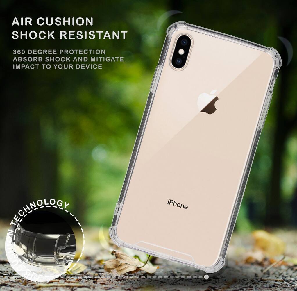 AIR CUSHION SHOCK RESISTANT  
360 DEGREE PROTECTION  
ABSORB SHOCK AND MITIGATE IMPACT TO YOUR DEVICE  

TECHNOLOGY