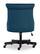 Alt View 12. Linon Home Décor - Scotmar Plush Button-Tufted Adjustable Office Chair With Wood Base - Azure Blue.