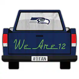 Fan Creations - Seattle Seahawks 12'' x 12'' Truck Back D-cor - Multicolor