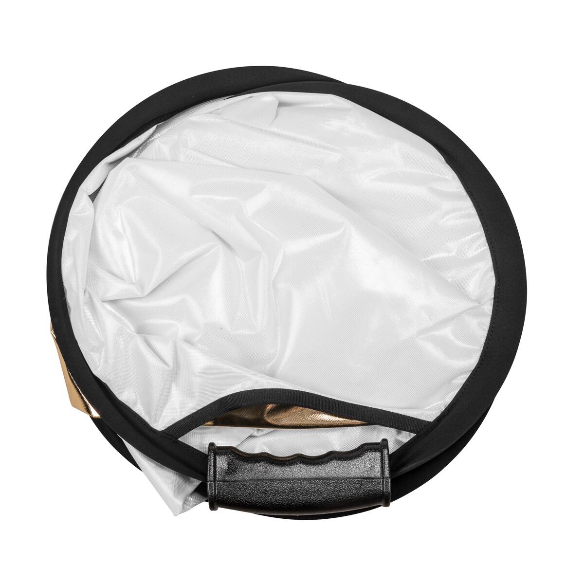 Alt View 3. Glow - Glow Circular Collapsible Reflector with Handles (32", Gold/White).