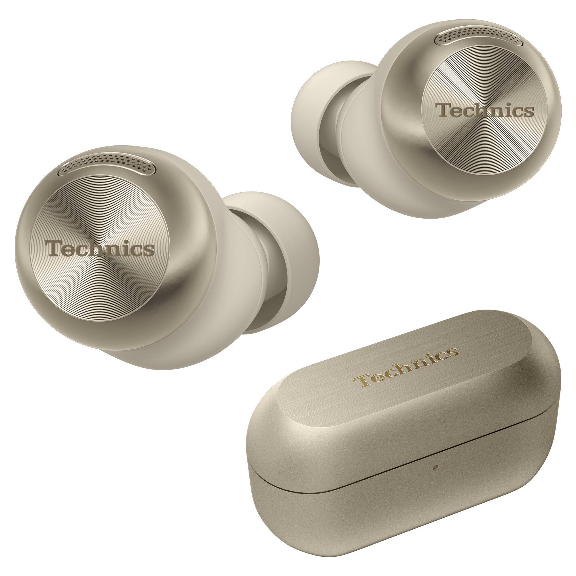 Technics - Reference Class AZ100 True Wireless Noise Cancelling Bluetooth In-Ear Headphones - Champagne Gold