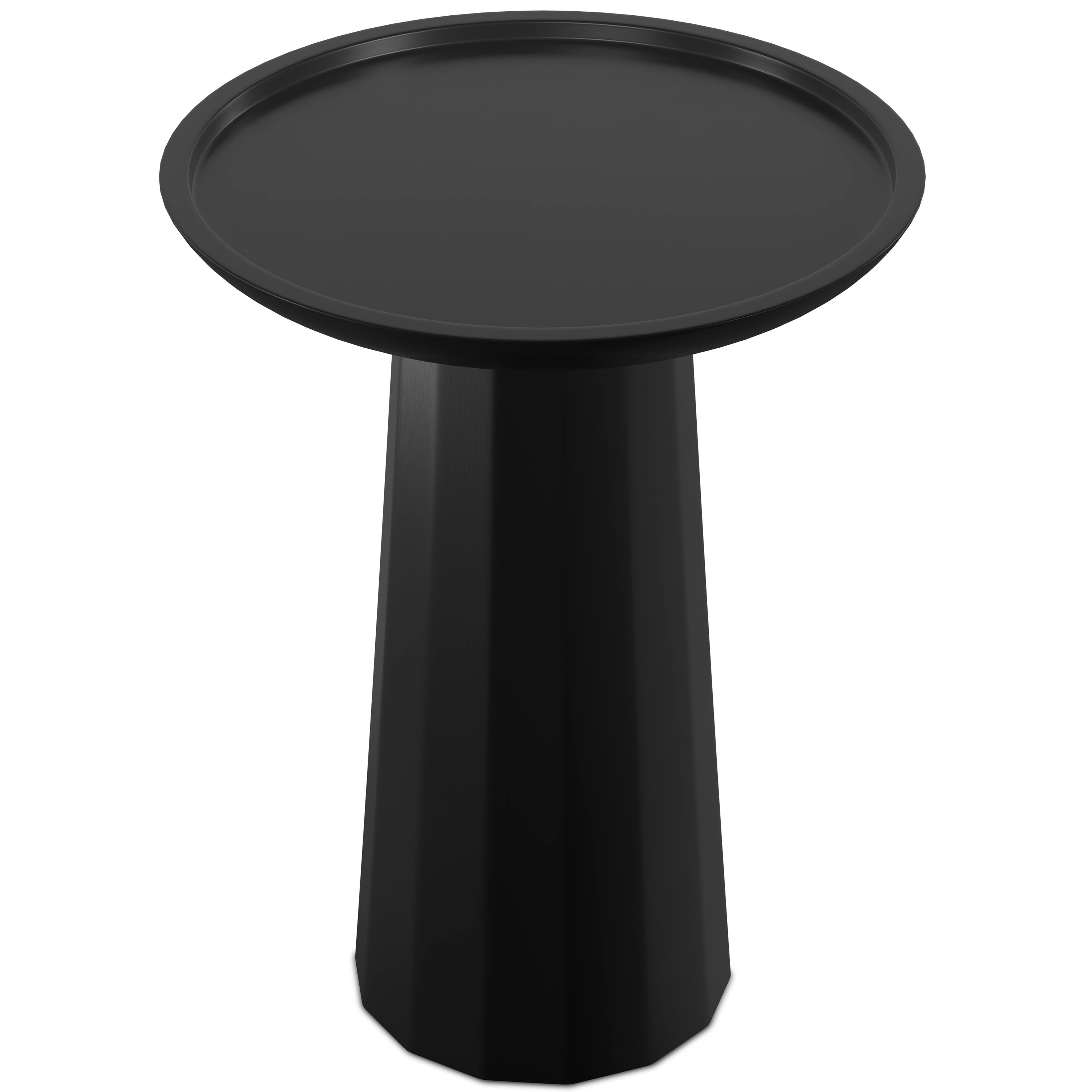 Angle. Simpli Home - Dayton Wooden Accent Table - Black.