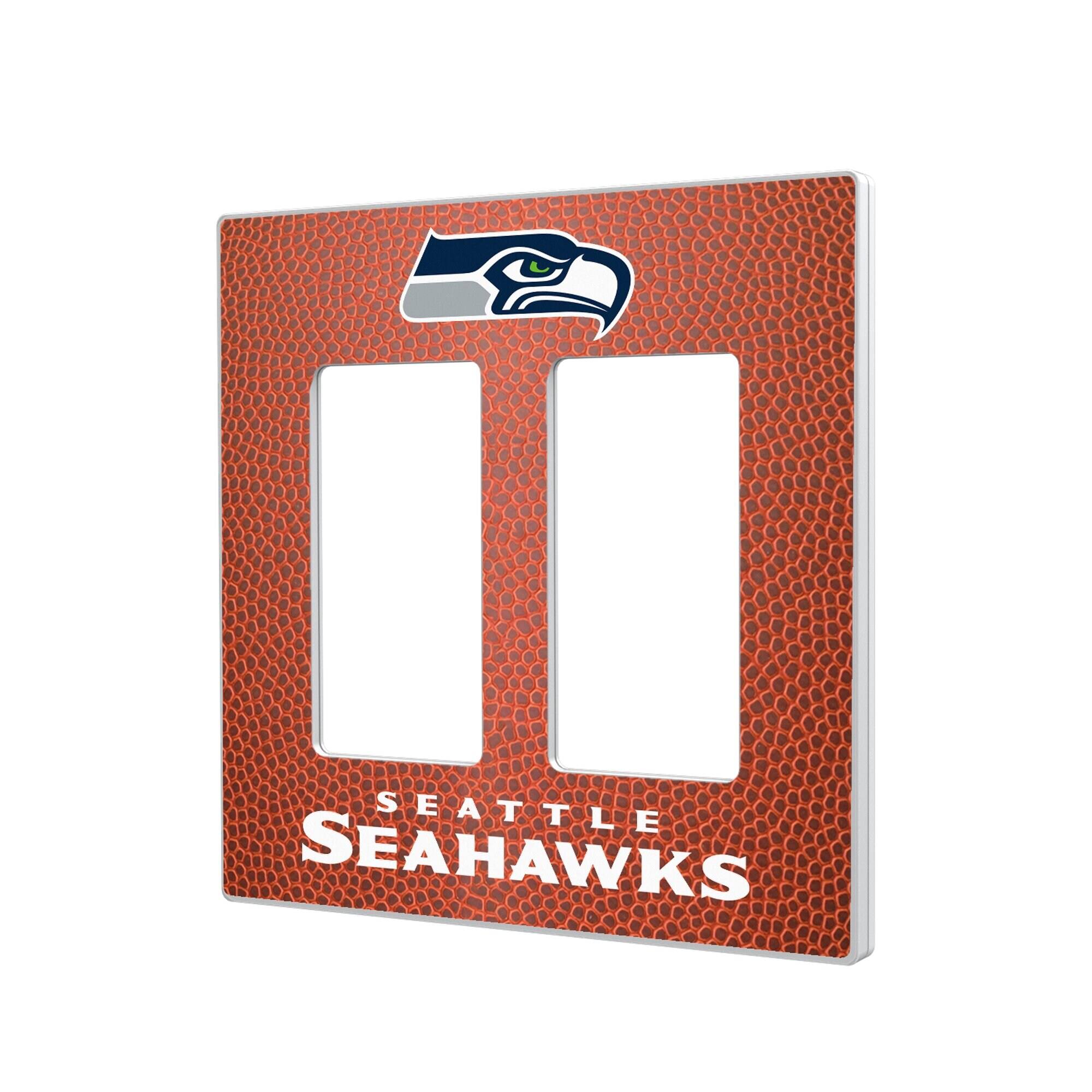 Keyscaper - Seattle Seahawks Football Design Double Rocker Light Switch Plate - Multicolor price history on PriceWatchPro