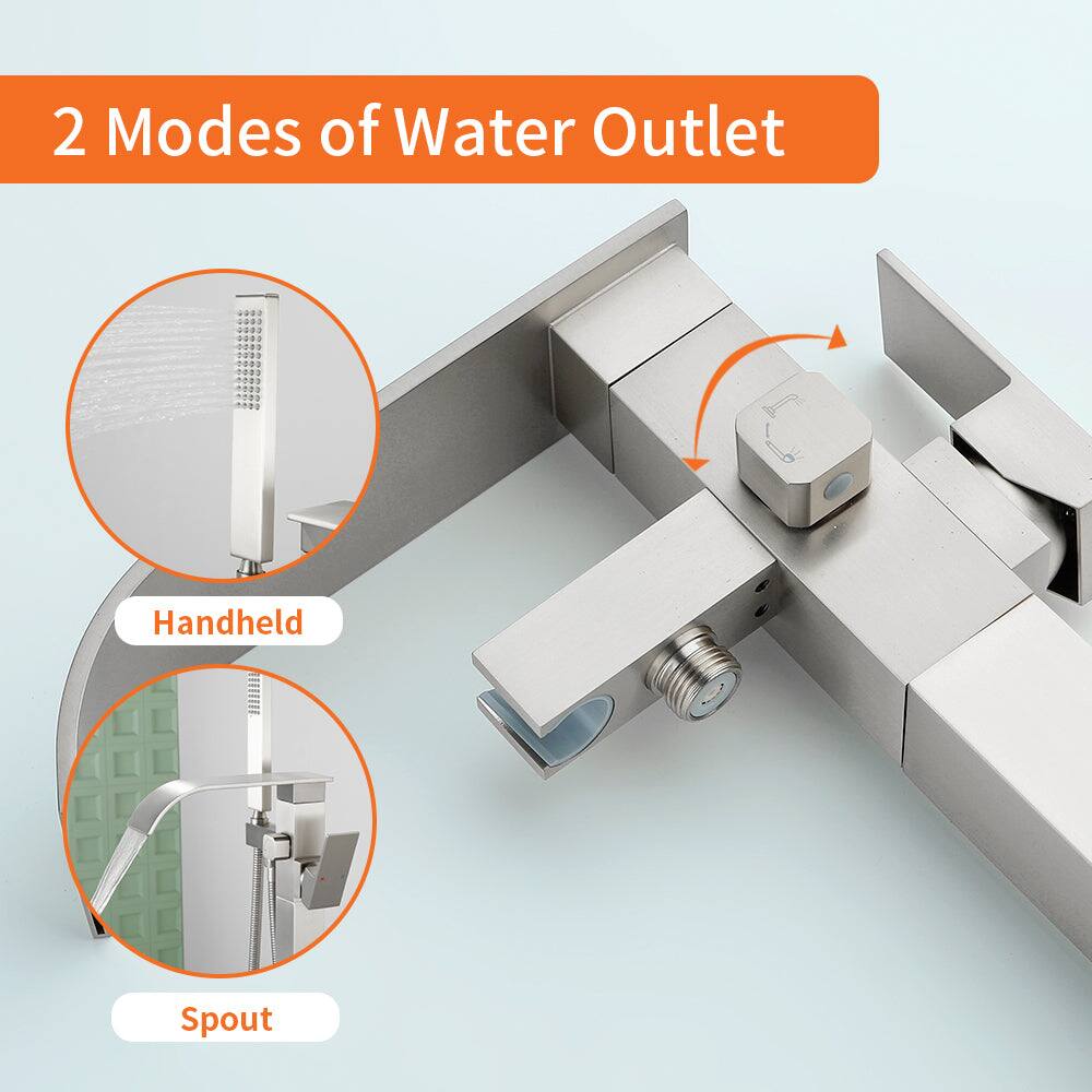 2 Modes of Water Outlet

- Handheld
- Spout