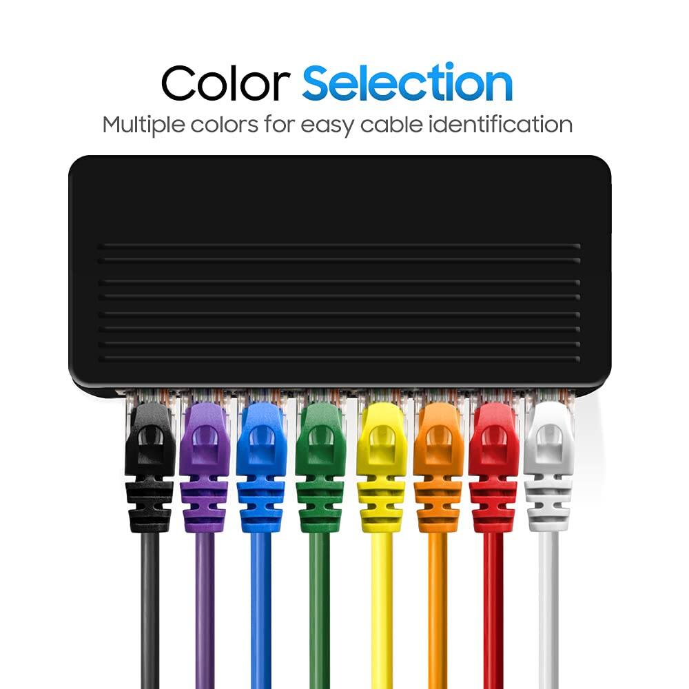 Color Selection  
Multiple colors for easy cable identification