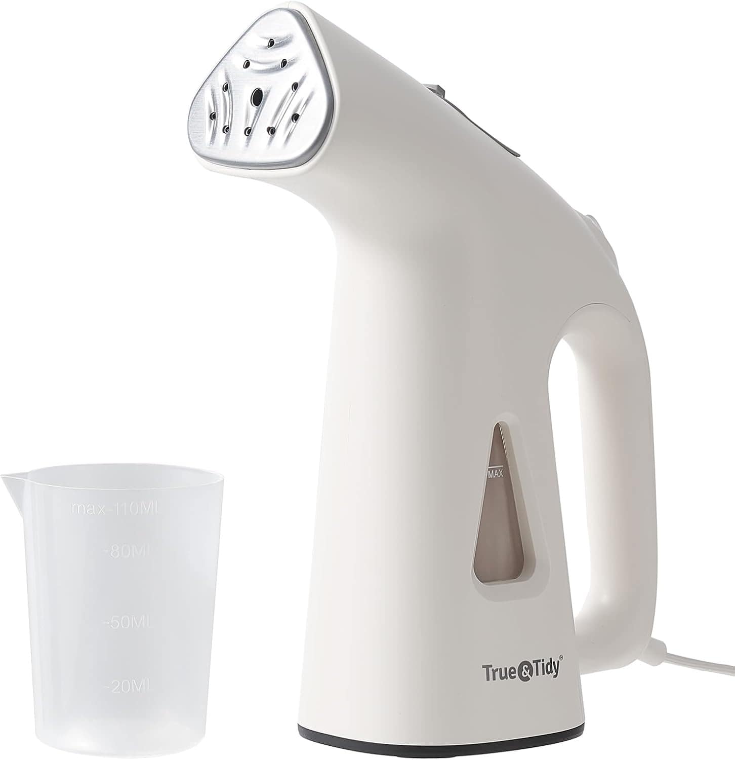 True & Tidy - Handheld Portable Garment Steamer - White