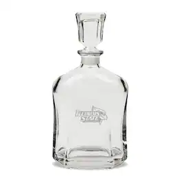 Jardine - Illinois State Redbirds 23.75oz. Crystal Whisky Decanter - Multicolor