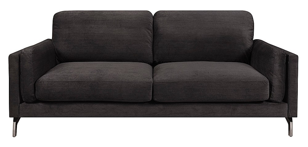 Front. Elle Decor - Remi Sofa - Gray.