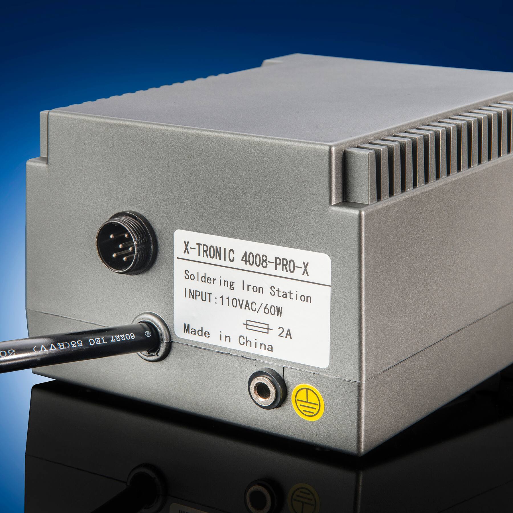 60227 53(RVV) IEC 30  
X-TRONIC 4008-PRO-X Soldering Iron Station  
INPUT: 110VAC/60W  
Made in 2A China