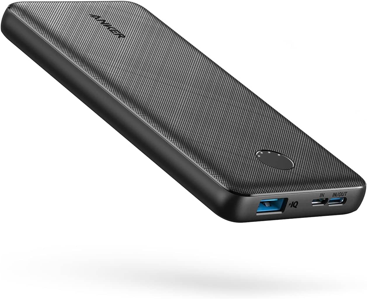 Anker - Power Bank, Compact Travel-Ready 10,000mAh Battery Pack with PowerIQ Charging Technology (USB-C Input and Output)