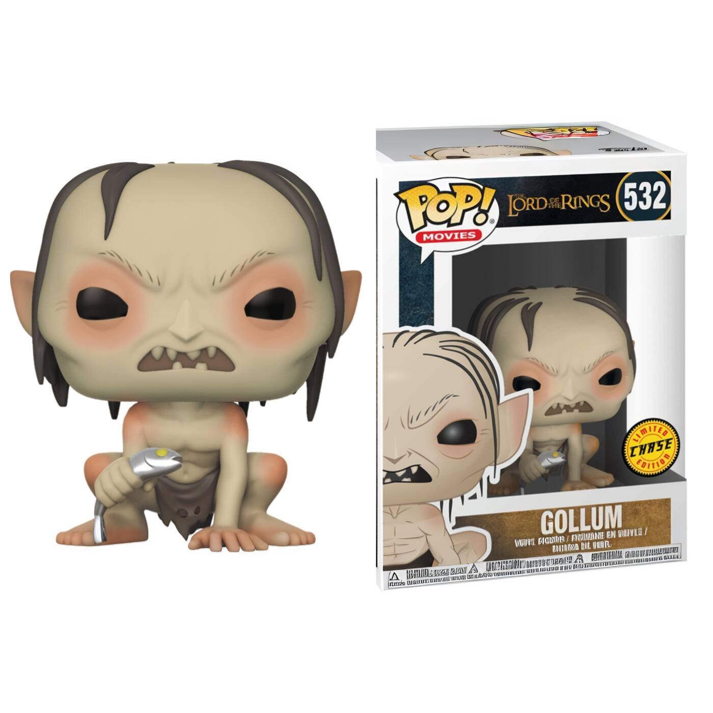 Funko - Pop! Lord of the Rings: Gollum Chase Variant
