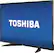 Left. Toshiba - 49" Class - LED - 1080p - Smart - HDTV - Fire TV Edition - Black.