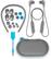 Alt View 14. JLab - Epic Executive Wireless Noise Cancelling In-Ear Headphones - Gray.