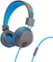 JLab - JBuddies Studio Wired Over-the-Ear Headphones - Gray/Blue