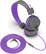 Alt View 13. JLab - JBuddies Studio On-Ear Kids Wired Headphones - Gray/Purple.