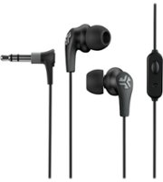 JLab - JBuds Pro Signature Wired Earbud Headphones - Black - Front_Zoom