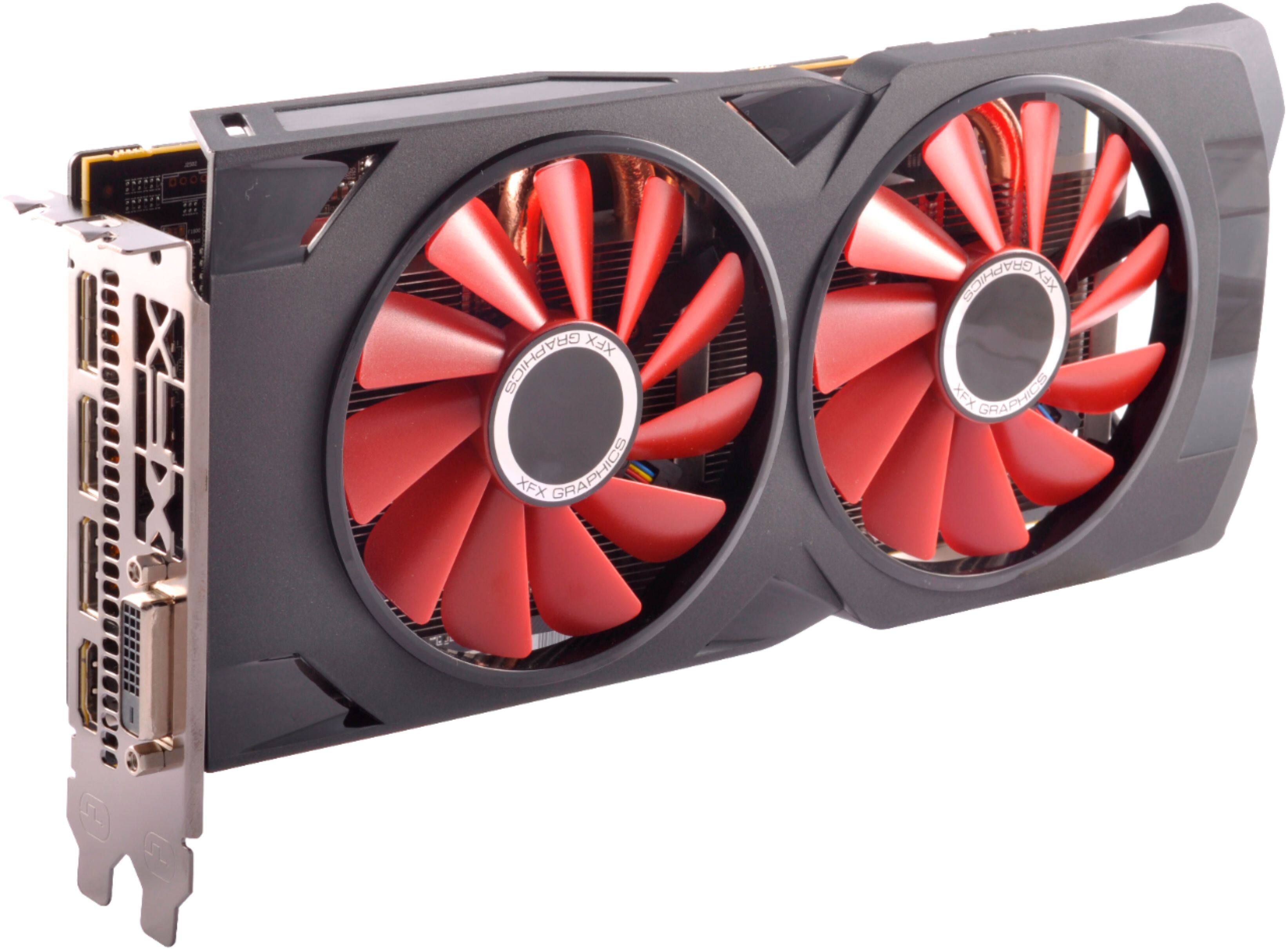 Alt View 12. XFX - RS AMD Radeon RX 570 XXX Edition 8GB GDDR5 PCI Express 3.0 Graphics Card - Black/Red.