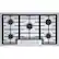 Front. Bosch - Benchmark Series 36" Built-In Gas Cooktop with 5 burners and OptiSim - Stainless Steel.