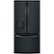 Front Zoom. GE - 17.5 Cu. Ft. French Door Counter-Depth Refrigerator - Fingerprint resistant black slate.