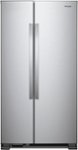 Front Zoom. Whirlpool - 25.1 Cu. Ft. Side-by-Side Refrigerator - Stainless steel.